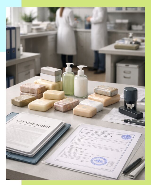 Сертификация мыла и сертификат на мыло в Смоленске от 12306 | Алешин-Смл