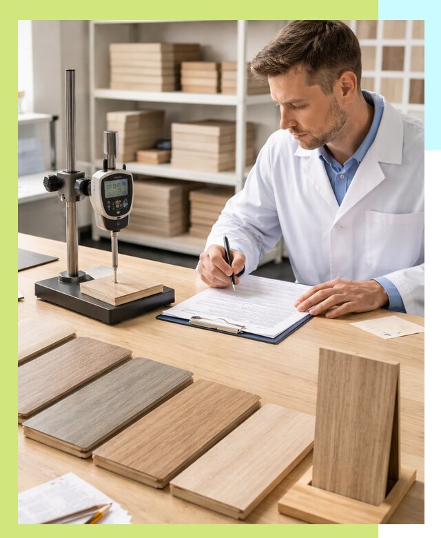 Сертификация ламината с испытаниями и оформлением документов в Смоленске