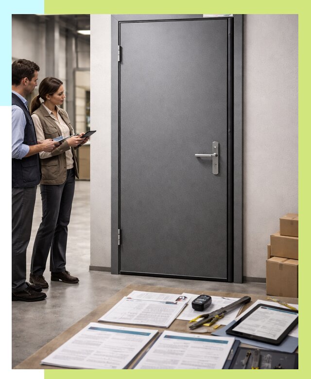 Сертификация противопожарных дверей в Смоленске от 9230 р. | Алешин-Смл