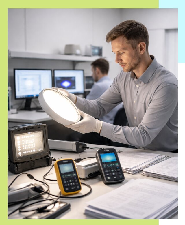 Сертификация светильников в Смоленске: испытания и оформление