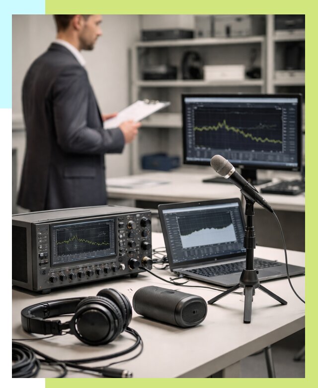 Сертификация аудиотехники в Смоленске от 15383 р., Алешин-Смл