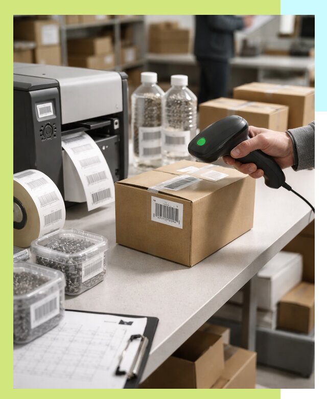 Штрихкодирование продукции и маркировка для продажи в Смоленске