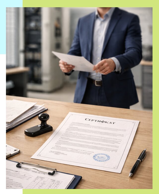 Сертификат на оборудование в Смоленске от 15383 р. | Алешин-Смл