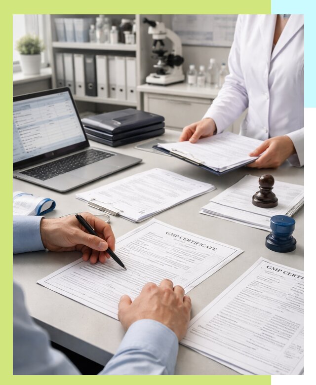 Оформление сертификата GMP в Смоленске для фармпроизводства