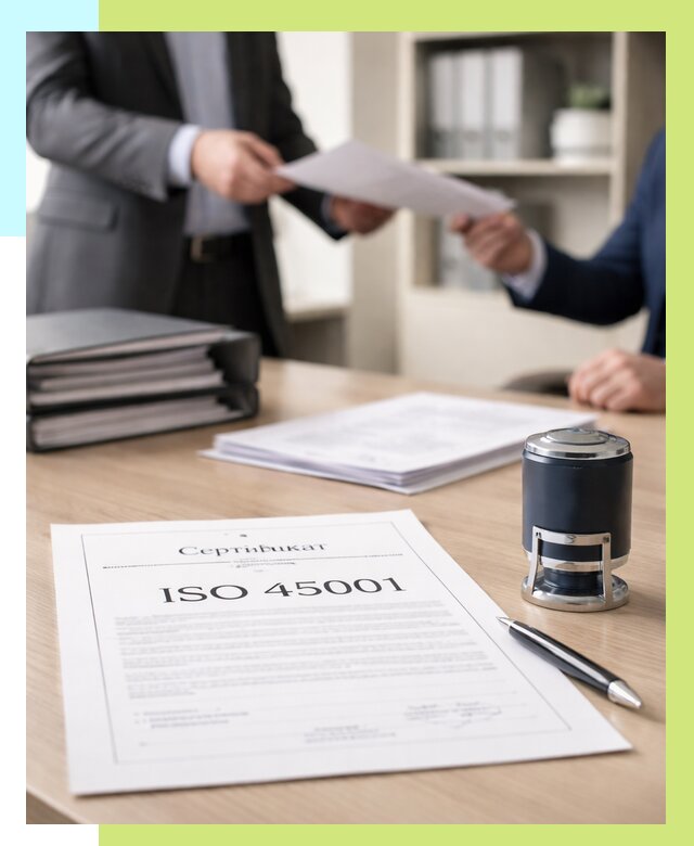 Сертификат ISO 45001 в Смоленске под ключ от 46148 р. | Алешин-Смл