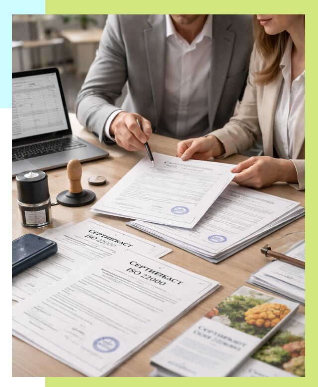 Сертификат ISO 22000 в Смоленске от 41020 р. под ключ | Алешин-Смл